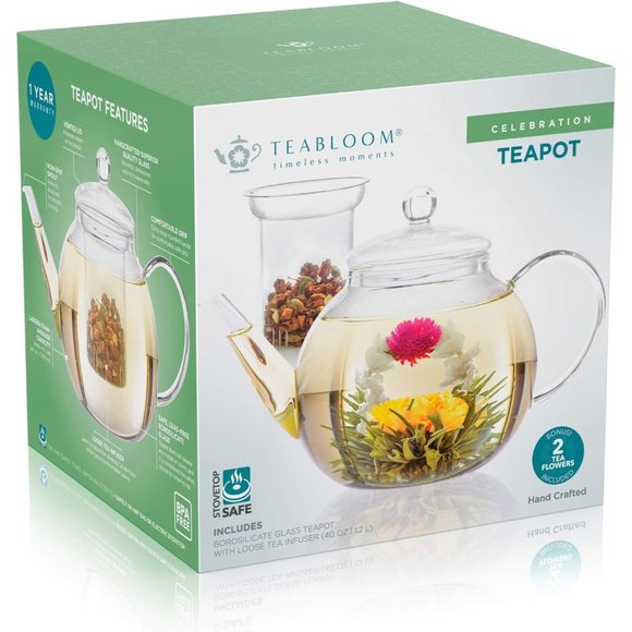 2-in-1 Stovetop & Microwave Safe Tea Kettle and Tea Maker - Picture 4 of 9